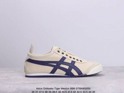 真标带半码asics 亚瑟士 男女鞋真标半码制 日产经典老牌-鬼塚虎 Onitsuka Tiger Mexico 66经典墨西哥系列复古经典百搭板鞋休闲运动鞋慢