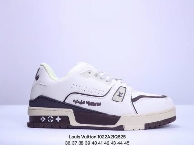 全新LV路易威登Louis Vuitton Trainer Sneaker Low休闲运动文化百搭板鞋 尺码:36-45 XM1022Q625