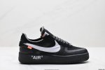 真标Off-White X Nike Air Force 1 Ow联名空军一号 鞋款延续了此次联名的设计风格，整体以白色为主调，鞋身内侧同样印有大面积标语，奶白