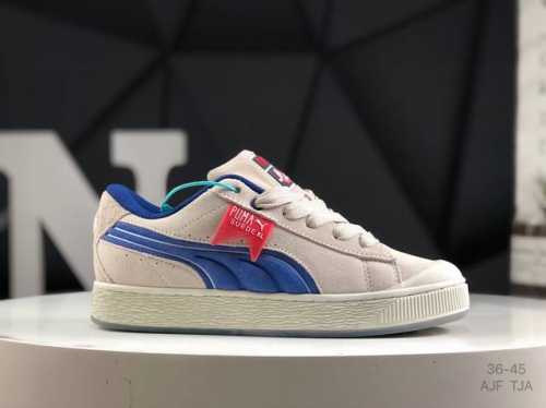 真标带半码 彪马 Puma Suede Xl Crush复古单品彪马 防滑耐磨低帮德训板鞋 货号:399671 01 尺码:36 37 37.5 38 38.5