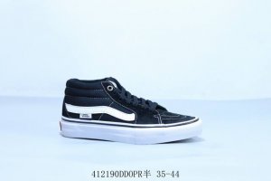 万斯 Vans Vault Og Sk8-Mid 高帮 范斯官方高端支线 简约休闲帆布鞋 412 Ddopr半 35-44