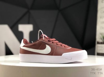 真标带半码 耐克 Nike Court Shot 男女子运动鞋春季透气轻便经典白昼 潮流 嘻哈 百搭 防滑 低帮 板鞋 拒绝沉闷黑白 质感满满的皮革鞋面，搭配标