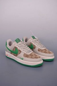 nike Air Force 1 Low Gucci联名 原楦头原纸板 打造纯正空军版型 专注外贸渠道 全掌内置蜂窝气垫 原盒配件 原厂中底钢印 拉帮完美 官方