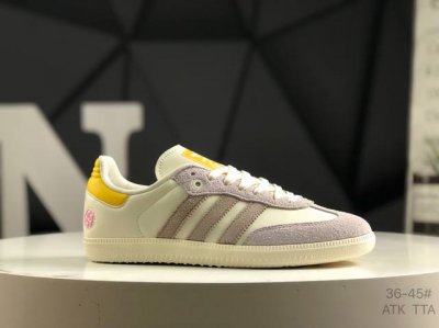 阿迪达斯 Adidas Originals Wb Pony Tonal Samba Og 桑巴舞系列绅士德训足球风百搭低帮休闲运动板鞋Ie0169 尺码:36-