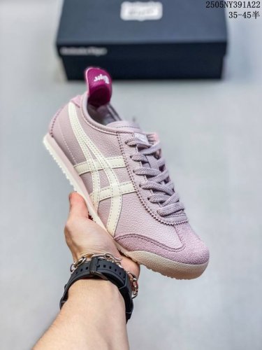 asics 亚瑟士 男女鞋真标半码制 日产经典老牌-鬼塚虎 Onitsuka Tiger Mexico 66经典墨西哥系列复古经典百搭板鞋休闲运动鞋慢跑鞋 采用