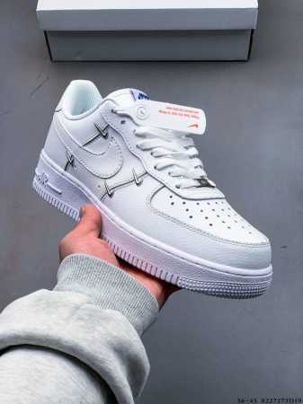 二层真标！耐克Nike Air Force 1 Low 空军一号低帮经典百搭休闲板鞋 0227275D19 - 点击图像关闭