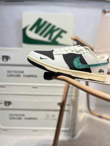 Nike Sb Dunk Low“斯图西联名” 周年高端定制 低帮休闲板鞋 定制鞋盒 超高清洁度 皮料切割干净无任何毛边 细节完美Xb3802 Qd766132
