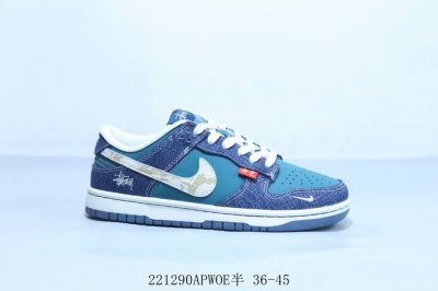 耐克 Nike Sb Dunk Low Pro 复古低帮 休闲运动滑板板鞋 斯图西联名 221 Apwoe半 36-45