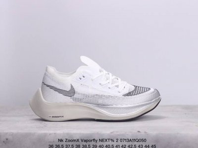 Nk Zoomx Vaporfly Next％ 2 马拉松针织面透气运动跑鞋 Cu4111-401 #内置真碳 搭载 Flyknit 材料 打造出众弹性 易于穿