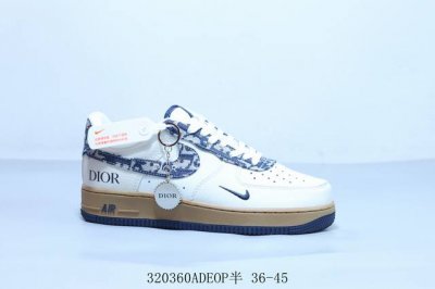 300 耐克 Nike Air Force 1 Af1耐克 低帮 空军一号休闲板鞋 联名 320360Adeop半 36-45