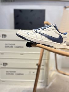 公司级头层皮Supreme X 乔丹Air Jordan 1 Low Aj1低帮系列篮球鞋 官方同步配色 原装级产物 #拒绝公底 立体鞋型 细节完美 高清洁度D