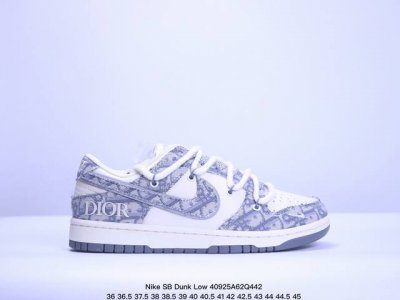 公司级带半码耐克nike Sb Dunk Low“迪奥联名 周年高端定制 低帮休闲板鞋 定制鞋盒 大厂纯原品质出货 超高清洁度 皮料切割干净无任何毛边 细节完美