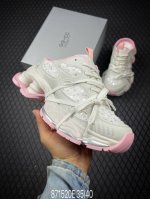 E 新配色Max广东大厂出品 2025赵露思 新晋潮流鞋靴品Ggcc gg-Cc 林允同款 5Cm厚底增高 幻夜粒子 粉色蕾丝 半拖 银角大王 月牙底绑带镂空弹