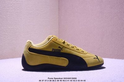 公司级puma Speedcat The Open Yy彪马防滑耐磨 运动鞋 支持侧踏时的踏步工作 即使在健身房等使用环境中也能确保透气性 官方货号:40390