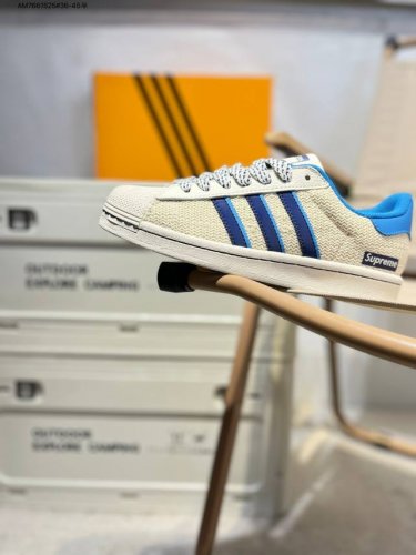 supreme X Adidas Originals Superstar 经典配色 经典贝壳头官网同步 实拍首发渠道正品订单 诠释市场最高工艺水平区别市面普通真