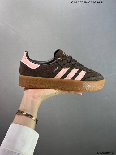 公司级阿迪达斯三叶草Adidas Originals Sambae 桑巴舞系列绅士德训足球风百搭低帮休闲运动板鞋 货号:Ji2744 尺码:36 36.5 37