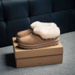 Ugg Tatst 冬季女士厚底雪地靴 公分厚底 外贸平台专供版本 组合厚底 轻便防滑 真羊皮毛一体 尺码：35 36 37 38 39 40