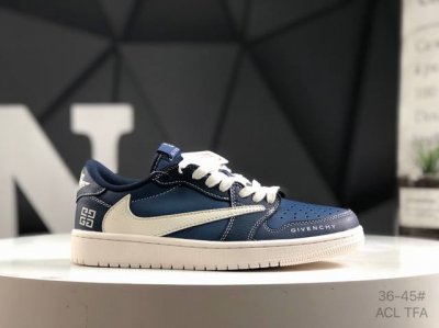 头层带半码 耐克 Air Jordan 1 Low Aj1 乔1 联名 倒钩 高端定制 低帮复古文化板鞋 货号 Qy0568-962 定制鞋盒 大厂纯原品质出货