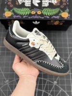 亡灵节 限定配色,阿迪达斯 三叶草Adidas Originals Samba OG Día de Muertos 桑巴舞系列绅士德训足球风百搭低帮休闲运动板鞋