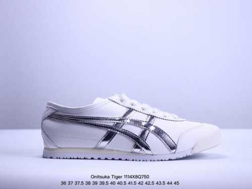 Onitsuka Tiger Mexico 66 阿斯克斯 鬼冢虎 低帮 男女同款 减震支撑低邦运动休闲鞋 这款鞋由皮革制成，具有鞋跟交叉加固设计，可提供更高的