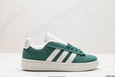 公司级adidas Neo Grand Court Alpha 阿迪达斯耐磨透气 低帮板鞋 鞋头出色设计 塑就出众贴合感 稳固的后跟贴合足部曲线设计 软弹舒适