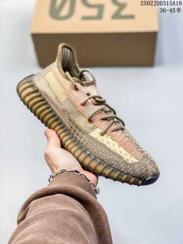 真爆Adidas Originals Yeezy Boost 350 V2 潮流 防滑减震耐磨透气轻便 运动休闲鞋 尺码：36-45半 编码：02Jdd315A