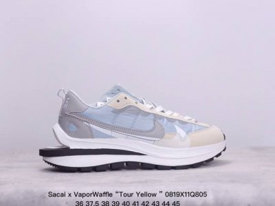 sacai X Vaporwaffle “Tour Yellow ”华夫三代3.0 走秀重磅联名 黄绿cv1363-700#正确纯原版本 独家原鞋开发 #原模数