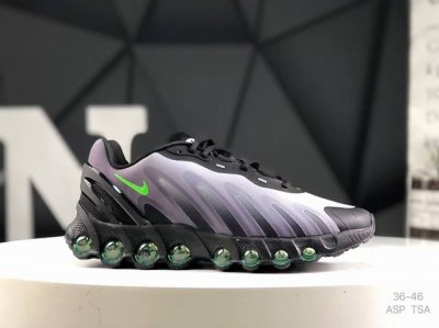 耐克 Nike Air Max Dn8 耐克全新气垫跑鞋 #全新鞋款在同侧采用了四个圆柱仓式的设计 不仅有防滑耐磨性功能 还搭配了周围一圈柔软的泡棉材质 提供全