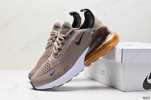 耐克Nike Nike Air Max 270 混合科技 透气后掌半气垫慢跑鞋 兼具非凡优质外观和出色穿着体验！性能出众的一双透气鞋面后置半掌气垫运动鞋 货号: