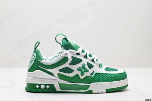 全新lv路易威登louis Vuitton Trainer Sneaker Low休闲运动文化百搭板鞋 尺码:36-45 Id:Jzd -Qjj