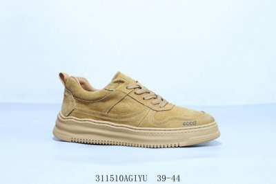 200 Ecco爱步 丹麦正品 头层牛皮 采用Ecco家族工艺 缓震爆米花大底 防滑Tpu设计 完美抓地力 脚感舒适 耐磨防滑 轻便运动休闲鞋 货号 77587