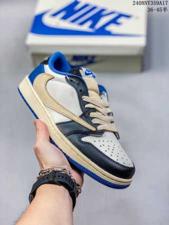 耐克 Nike Air Jordan 1 Low Og Sp Military Blue Aj1乔1 倒勾 低帮篮球鞋 Aj1 乔丹1代 Aj1 乔1 反向脚趾 - 点击图像关闭