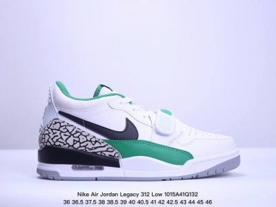 公司级三合一最强合体，多种新配色回归耐克nike Air Jordan Legacy 312 Low”White Grey Fog Blue Red“乔丹最强三