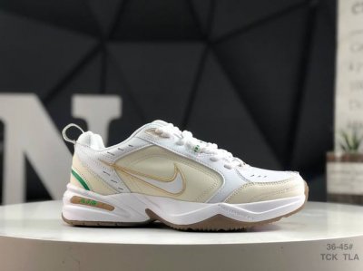 160 真标带半码Nike Air Monarch Iv皮革 日常百搭 減震防滑 低帮生活休闲鞋 货号:415445-103 尺码:36 36.5 37.5 3