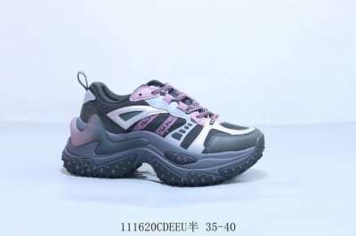 210 斐乐 Fila Sport Interaction 斐乐鱼刺三代交叉鱼刺系列 网红反光内增高老爹鞋111620Cdeeu半 35-40