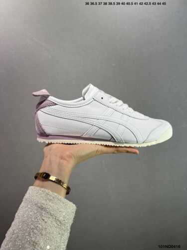 Asics 亚瑟士 男女鞋真标半码制 日产经典老牌-鬼塚虎 Onitsuka Tiger Mexico 66经典墨西哥系列复古经典百搭板鞋休闲运动鞋慢跑鞋 采用