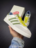 B 公司级Adidas Originals Samba Og Diy 桑巴舞系列 阿迪达斯 三叶草绅士德训足球风百搭低帮休闲运动板鞋 原装头层材料 用料绝不含糊