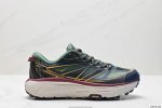 公司级Hoka One One Mafate Speed 2 Low 轻量低帮户外越野跑鞋 户外山脉越野轻量运动跑鞋 鞋面用轻的无缝架构，鞋带用了弹性不易松脱的