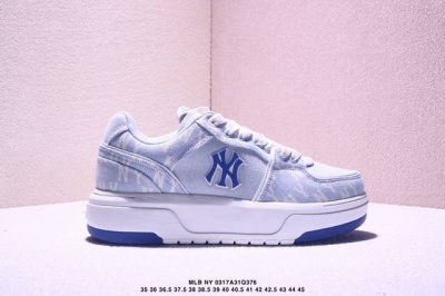 170 公司级Mlb Ny 印花网红老爹鞋 内增高6Cm 原厂原档案数据开发 进口纳米材质 原厂全套手提袋 原盒雷射防伪标包装 官方货号: 3Asxca12N：