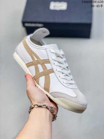 Asics 亚瑟士 男女鞋真标半码制 日产经典老牌-鬼塚虎 Onitsuka Tiger Mexico 66经典墨西哥系列复古经典百搭板鞋休闲运动鞋慢跑鞋。采用 - 点击图像关闭