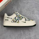 本地 核心私 nike Air Force 1'07 Low 迪奥联名 米绿插花 空军一号低帮休闲板鞋 #原楦头原纸板 原装鞋盒 定制五金配件 内置全掌气垫 原