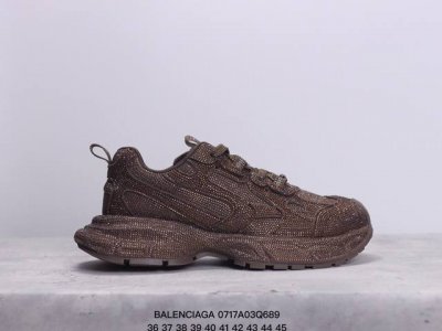 巴黎世家balenciaga Runner Sneaker 慢跑系列 满钻 低帮复古野跑潮流姥爹风百搭休闲运动慢跑鞋男女鞋原版一致配件防尘袋及附送鞋带#全部采用