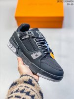 Louis Vuitton 路易威登 采用大荔枝鞋面材质，原装一致Tpr光泽组合鞋底，耐弯折滴塑支持片，鞋垫嵌入超软脚感乳胶材质驴的篮球鞋，Virgil Abl