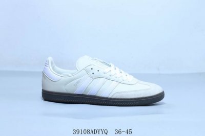 120 阿迪达斯三叶草Adidas Originals Samba Vegan Og”Spd“桑巴舞系列绅士德训足球风百搭低帮休闲运动板鞋 货号 Jr8165