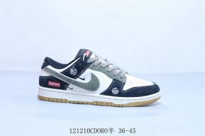 290 耐克 Nike Sb Dunk Low Pro 低帮Supreme 联名复古低帮 休闲运动滑板板鞋 121210Cdoro半 36-45
