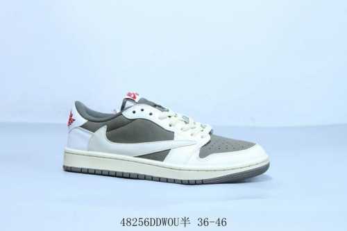 乔丹Air Jordan 1 Low Aj1 乔1低帮复古文化休闲运动篮球鞋 倒勾 货号 Dm7866-162 48256Ddwou半 36-46