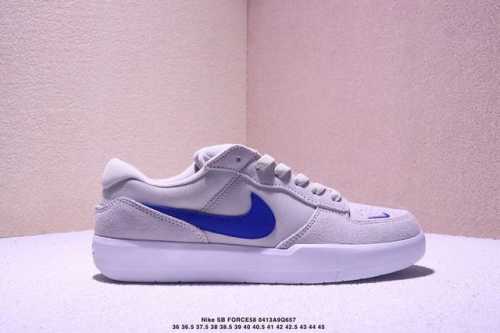 Nike耐克Sb Force58猪巴革校园运动滑板鞋 Xm0413Q657