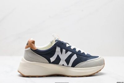 公司级Mlb Chunky Jogger 织物皮革 舒适百搭 减震防滑耐磨低帮 老爹鞋 货号:3Asxx112N 尺码:36 36.5 37.5 38 38.5