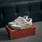 180 核心私 vans Knu Skool 百搭休闲防滑减震低帮 板鞋男女同款 颜色：Vans 面包白皮浅绿底 货号：Vn0009Qcbuh 尺码：35 36
