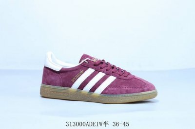 阿迪达斯Adidas Originals Handbal Spzl舒适百搭防滑耐磨 德训低帮板鞋 酒红 货号 J P9190 3 00Adeiw半 36-45
